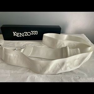 The Marc Jacobs White DTM Webbing Bag Strap